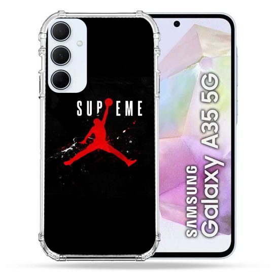 Coque Renforcé Pour Samsung Galaxy A35 5G Jordan Supreme Noir