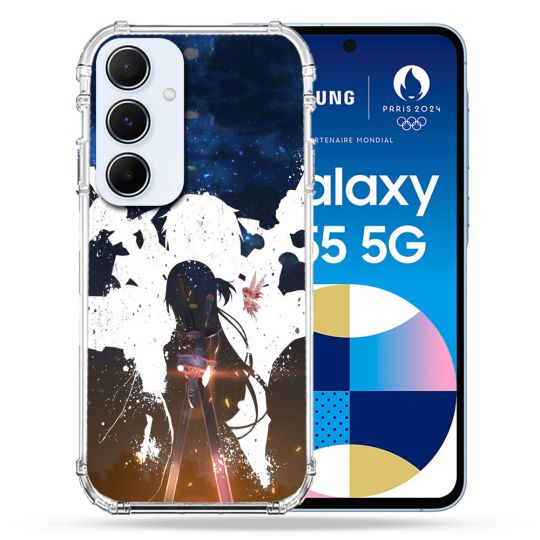 Coque Renforcé Pour Samsung Galaxy A55 5G Manga SAO sword Art Online Asuna