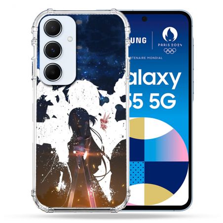 Coque Renforcé Pour Samsung Galaxy A55 5G Manga SAO sword Art Online Asuna