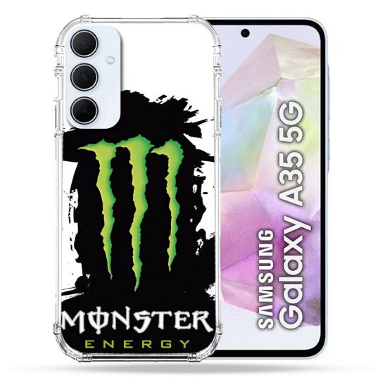 Coque Renforcé Pour Samsung Galaxy A35 5G Monster Energy Tache
