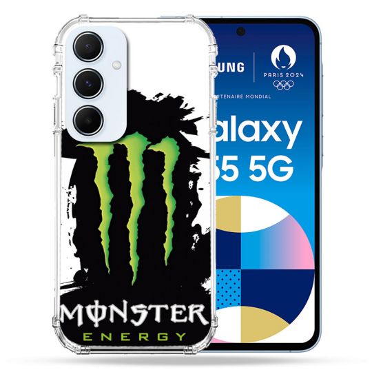 Coque Renforcé Pour Samsung Galaxy A55 5G Monster Energy Tache