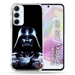 Coque Renforcé Pour Samsung Galaxy A35 5G Star Wars - Dark Vador Noir