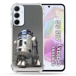 Coque Renforcé Pour Samsung Galaxy A35 5G Star Wars - R2D2