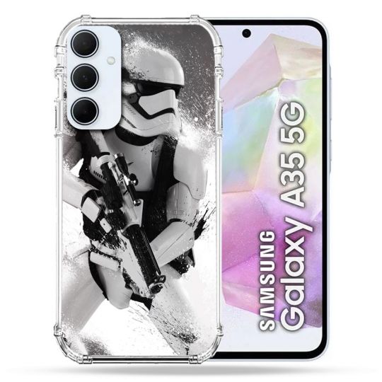 Coque Renforcé Pour Samsung Galaxy A35 5G Star Wars - Trooper