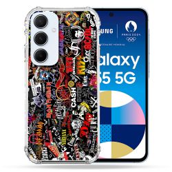 Coque Renforcé Pour Samsung Galaxy A55 5G Musique Rock Groupe