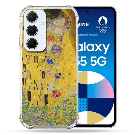 Coque Renforcé Pour Samsung Galaxy A55 5G Peinture Le Baiser