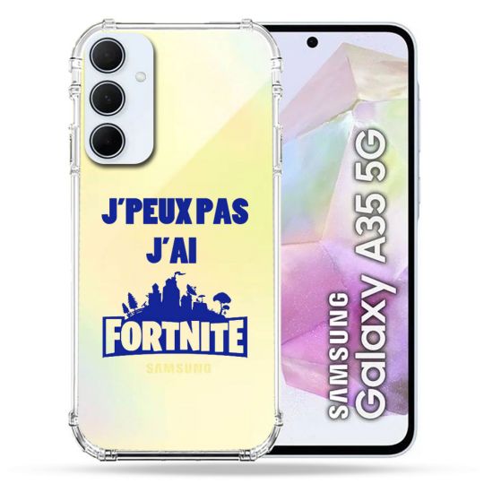 Coque Renforcé Transparente Pour Samsung Galaxy A35 5G Jpeux pas jai Fortnite