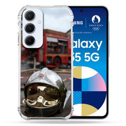 Coque Renforcé Pour Samsung Galaxy A55 5G Pompier Casque Camion