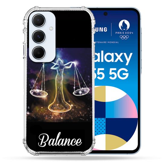 Coque Renforcé Pour Samsung Galaxy A55 5G Signe Zodiaque 2 Balance
