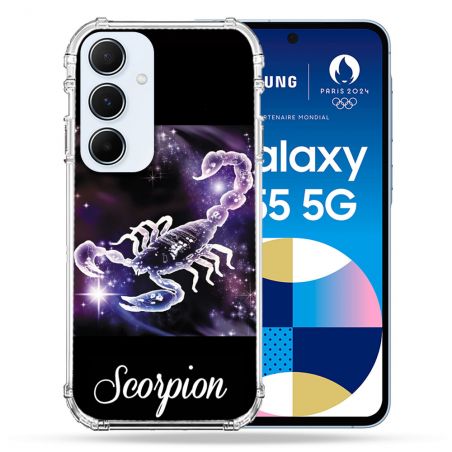 Coque Renforcé Pour Samsung Galaxy A55 5G Signe Zodiaque 2 Scorpion
