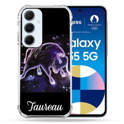 Coque Renforcé Pour Samsung Galaxy A55 5G Signe Zodiaque 2 Taureau