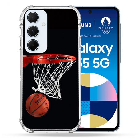 Coque Renforcé Pour Samsung Galaxy A55 5G Sport Basket Panier