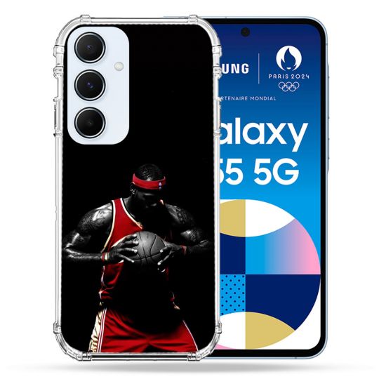 Coque Renforcé Pour Samsung Galaxy A55 5G Sport Basketeur