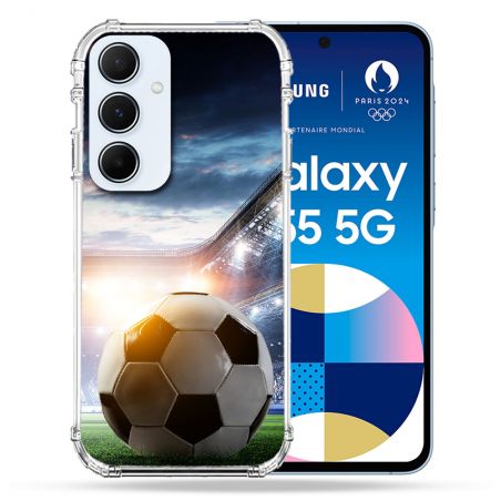 Coque Renforcé Pour Samsung Galaxy A55 5G Sport Football Stade