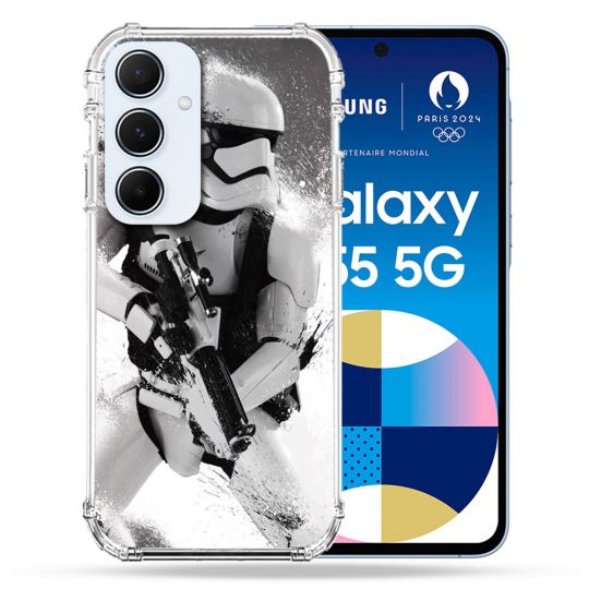 Coque Renforcé Pour Samsung Galaxy A55 5G Star Wars - Trooper