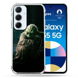 Coque Renforcé Pour Samsung Galaxy A55 5G Star Wars - Yoda sombre