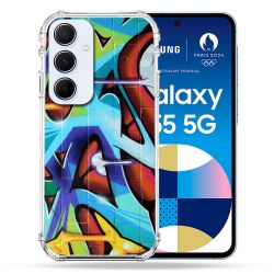 Coque Renforcé Pour Samsung Galaxy A55 5G Street Art Graf Color