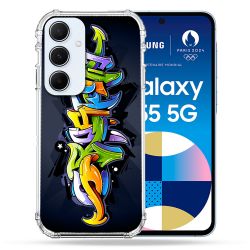 Coque Renforcé Pour Samsung Galaxy A55 5G Street Art Graffiti