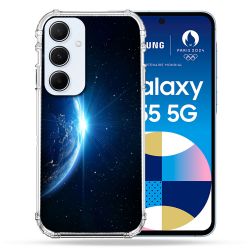 Coque Renforcé Pour Samsung Galaxy A55 5G Univers Planete Terre