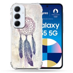 Coque Renforcé Pour Samsung Galaxy A55 5G Zen Attrape Reve Blanc