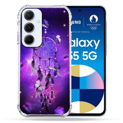 Coque Renforcé Pour Samsung Galaxy A55 5G Zen Attrape Reve Papillon