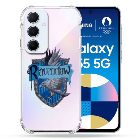 Coque Renforcé Transparente Pour Samsung Galaxy A55 5G Harry Potter Ravenclaw