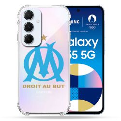 Coque Renforcé Transparente Pour Samsung Galaxy A55 5G Olympique Marseille OM