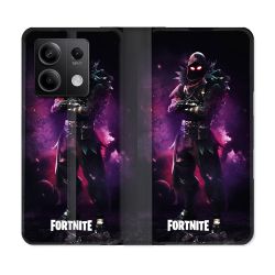 Housse Cuir Portefeuille Pour Xiaomi Redmi Note 13 Pro 5G Fortnite Raven