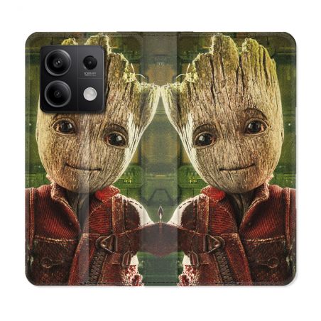 Housse Cuir Portefeuille Pour Xiaomi Redmi Note 13 Pro 5G Groot Vert