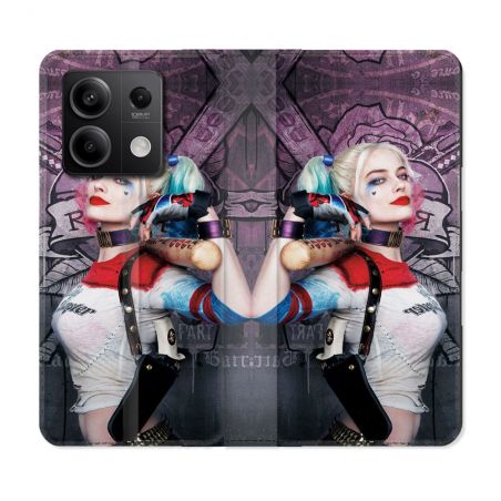Housse Cuir Portefeuille Pour Xiaomi Redmi Note 13 Pro 5G Harley Quinn Batte
