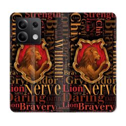 Housse Cuir Portefeuille Pour Xiaomi Redmi Note 13 Pro 5G Harry Potter Griffondor
