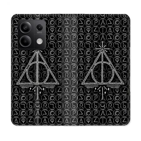 Housse Cuir Portefeuille Pour Xiaomi Redmi Note 13 Pro 5G Harry Potter Hollows Triangle Noir