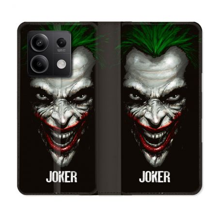 Housse Cuir Portefeuille Pour Xiaomi Redmi Note 13 Pro 5G Joker Noir