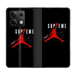 Housse Cuir Portefeuille Pour Xiaomi Redmi Note 13 Pro 5G Jordan Supreme Noir
