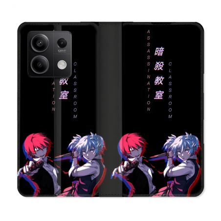 Housse Cuir Portefeuille Pour Xiaomi Redmi Note 13 Pro 5G Manga Assassination Classroom Duo