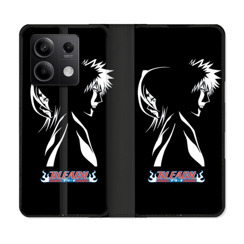 Housse Cuir Portefeuille Pour Xiaomi Redmi Note 13 Pro 5G Manga Bleach Duo