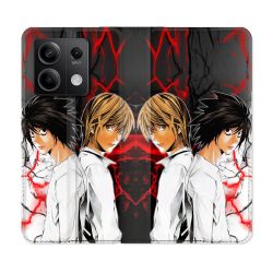 Housse Cuir Portefeuille Pour Xiaomi Redmi Note 13 Pro 5G Manga Death Note Duo