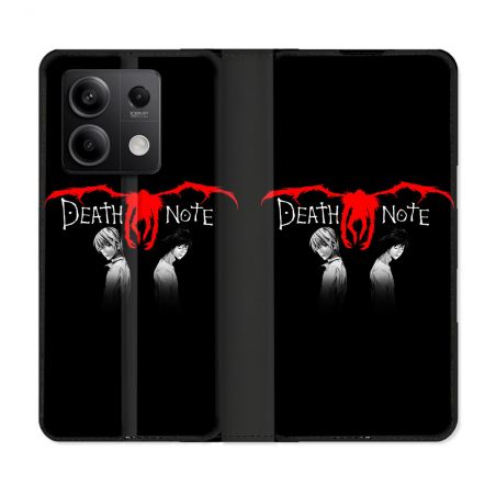 Housse Cuir Portefeuille Pour Xiaomi Redmi Note 13 Pro 5G Manga Death Note Noir