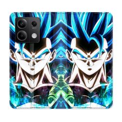 Housse Cuir Portefeuille Pour Xiaomi Redmi Note 13 Pro 5G Manga Dragon Ball Gogeta Visage