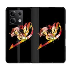 Housse Cuir Portefeuille Pour Xiaomi Redmi Note 13 Pro 5G Manga Fairy Tail Logo Noir