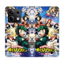 Housse Cuir Portefeuille Pour Xiaomi Redmi Note 13 Pro 5G Manga My Hero Academia Affiche