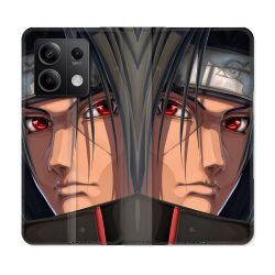 Housse Cuir Portefeuille Pour Xiaomi Redmi Note 13 Pro 5G Manga Naruto Itachi Visage