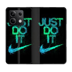Housse Cuir Portefeuille Pour Xiaomi Redmi Note 13 Pro 5G Nike Just Do It