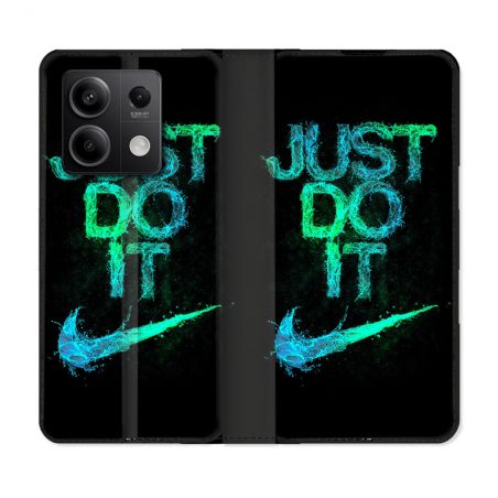Housse Cuir Portefeuille Pour Xiaomi Redmi Note 13 Pro 5G Nike Just Do It