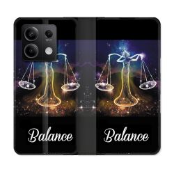 Housse Cuir Portefeuille Pour Xiaomi Redmi Note 13 Pro 5G Signe Zodiaque 2 Balance