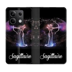 Housse Cuir Portefeuille Pour Xiaomi Redmi Note 13 Pro 5G Signe Zodiaque 2 Sagittaire