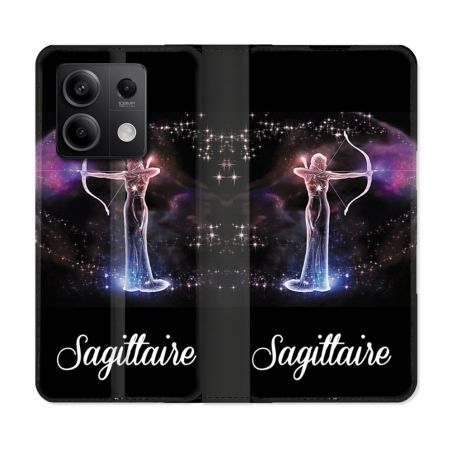 Housse Cuir Portefeuille Pour Xiaomi Redmi Note 13 Pro 5G Signe Zodiaque 2 Sagittaire