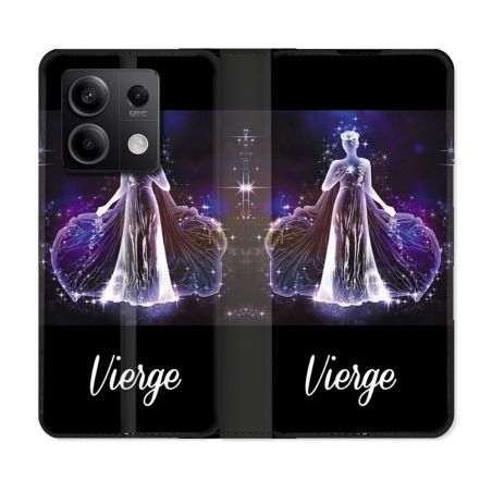 Housse Cuir Portefeuille Pour Xiaomi Redmi Note 13 Pro 5G Signe Zodiaque 2 Vierge
