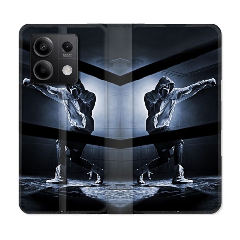 Housse Cuir Portefeuille Pour Xiaomi Redmi Note 13 Pro 5G Sport Boxe Poing