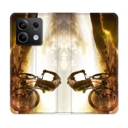 Housse Cuir Portefeuille Pour Xiaomi Redmi Note 13 Pro 5G Sport VTT Soleil